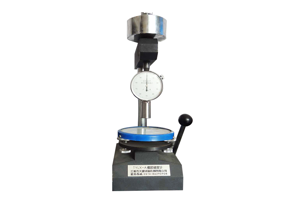 Shore A hardness tester