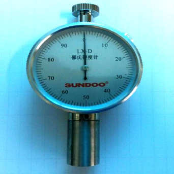 Shore D hardness tester